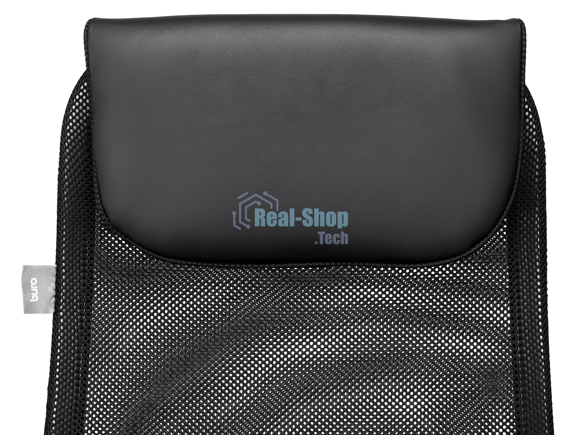 Кресло руководителя Бюрократ CH-607 TW-01 черный, сетка/ткань с подголов. крестовина пластик