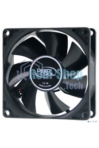 Вентилятор для корпуса DEEPCOOL XFAN 80 черный, 80 мм, 1800 об/мин, 20.3 дБ, 4 pin