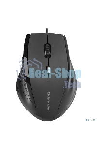 Мышь проводная Defender Accura MM-362 черный, 1600 dpi, USB, кнопки - 6