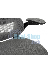 Кресло руководителя Бюрократ Sigma 1 серый, сетка/ткань, крестов. пластик