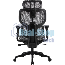 Кресло компьютерное Cactus CS-MC555-GY черный/серый, сетка