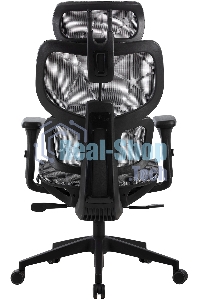 Кресло компьютерное Cactus CS-MC555-GY черный/серый, сетка