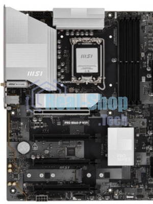 Материнская плата MSI PRO B860-P, LGA 1851, Intel B860, 4xDDR5, 4xSATA, 3xM.2, 1xPCIe 5.0 x16, 1xPCIe 4.0 x4, 2xPCIe 4.0 x1, 1xHDMI, 1xDP, 1xUSB-C, 1x 5Gb LAN, 2xUSB-A 3.2 Gen 2, 2xUSB-A 3.2 Gen 1, 4xUSB-A 2.0, 3x3.5 мм, 7.1, ATX