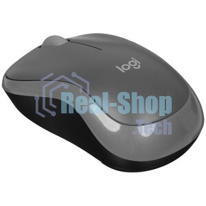 Мышь беспроводная Logitech M186 черный/серый, 1000 dpi, радиоканал, USB, кнопки - 3