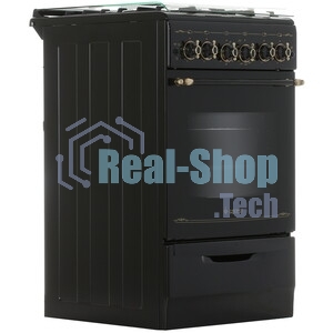 Плита газовая Gefest ПГ 5100-02 0183 черный, конфорок 4 шт, духовка 52 л, 50 см x 85 см x 58.5 см