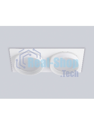 Светильник Ambrella light TN6711/2 WH белый IP44 GX53/2 max 15W 210*105*45