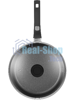 Сотейник Rondell Escurion Grey RDA-1125, 28см, с крышкой, серый