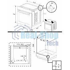 Электрический духовой шкаф Hotpoint HFE8 1221 H WH белый