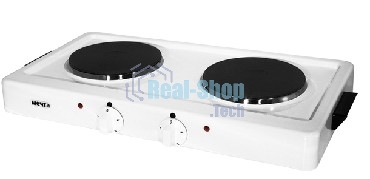Плита электрическая Мечта 211Ч белый (белый, 2 эл.конфорки(чугунные), управление механическое)