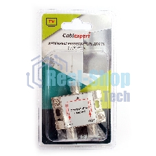 Разветвитель на 2 телевизора, Cablexpert AS-TV-PP-02, Power Pass 5-2400MHZ