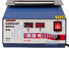 Паяльная ванна Rexant, модель R150, 900 Вт, 150х100х45 мм, 0-400 °C, цифровая