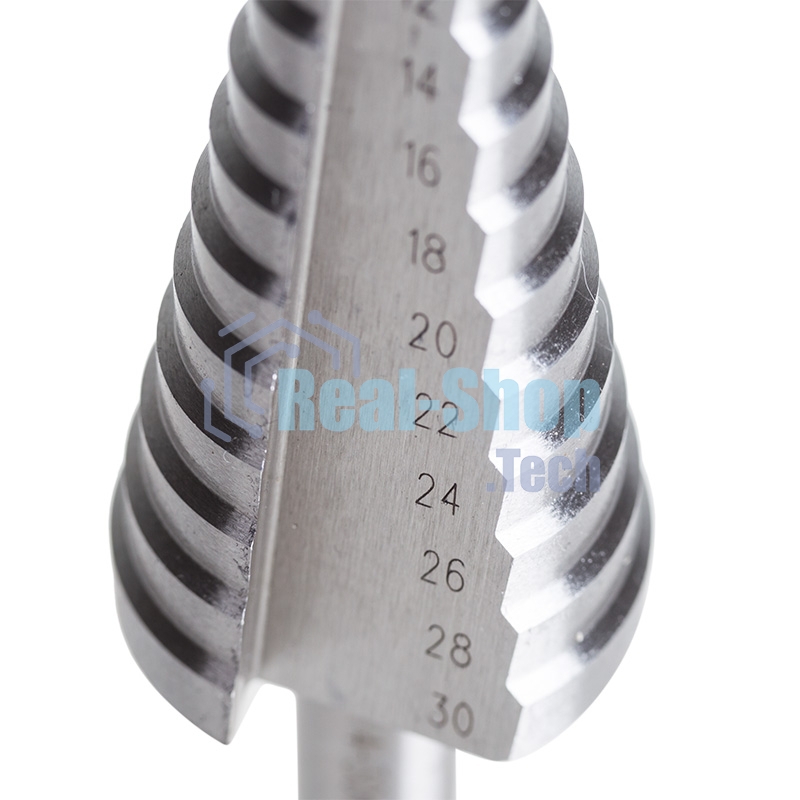 Сверло по металлу ступенчатое Kranz 4,0-30,0 мм 98 мм 62 HRC