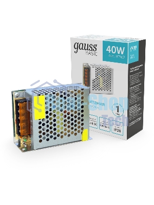 Блок питания Gauss Basic 12V 40W IP20 1/120