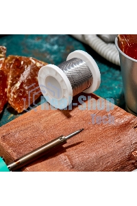 Припой с канифолью Rexant ПОС-61, 100г, Ø0,8мм, (олово 61%, свинец 39%), катушка