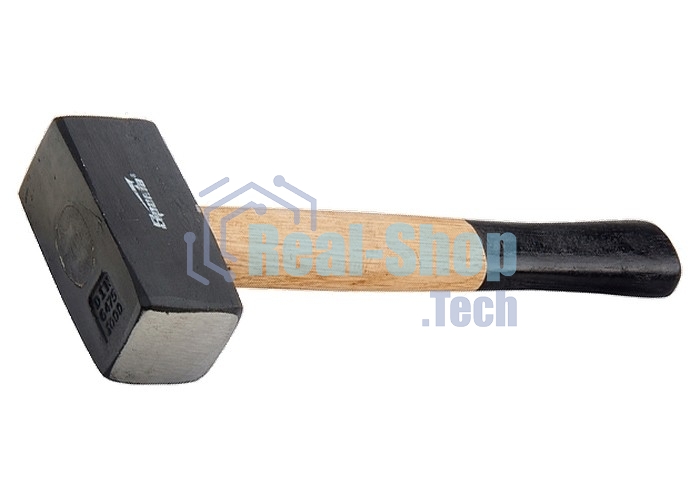 Кувалда Sparta 1000 г, кованая головка, деревянная двухцветная рукоятка