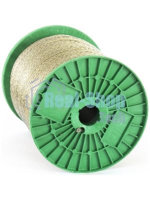 Трос металлополимерный прозрачный Сибртех ПР-6.0, (6,0мм толщина, катушка 150м.п.)