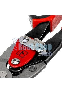 Ножницы по металлу Matrix, 250 мм, левый рез,сталь CRMO,двухкомпонентные рукоятки, PRO