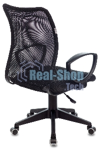 Кресло компьютерное Бюрократ Ch-599AXSN спинка сетка черный, сиденье черный TW-11