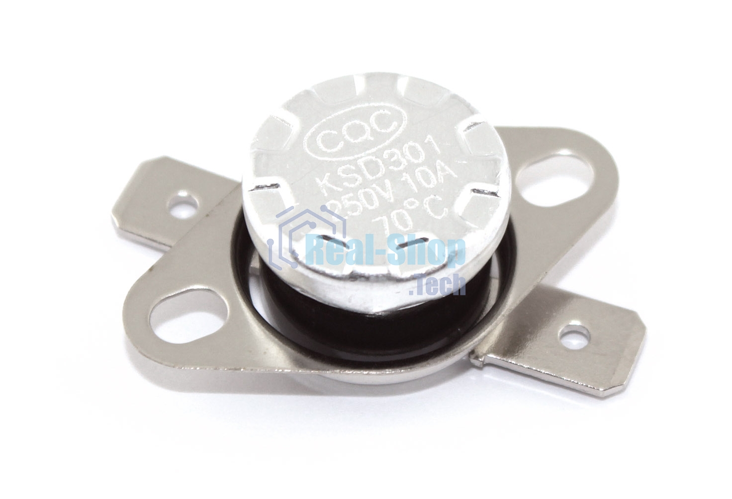Термостат биметаллический KSD301 10А/70 С нормально замкнутый