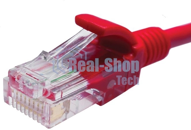 Патч-корд Suprlan 10-0153 UTP RJ-45 вил.-вилка RJ-45 cat.5e 2м красный LSZH 24AWG