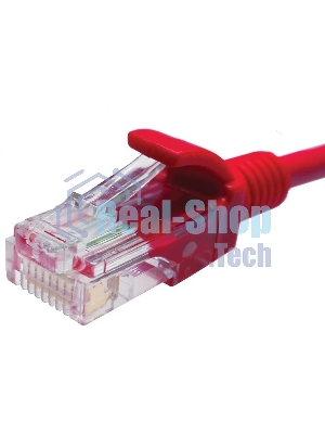 Патч-корд Suprlan 10-0153 UTP RJ-45 вил.-вилка RJ-45 cat.5e 2м красный LSZH 24AWG