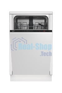 Встраиваемая посудомоечная машина Beko BDIS1W961, белый, 44.8 см, 9 компл., 55 дБ, класс A