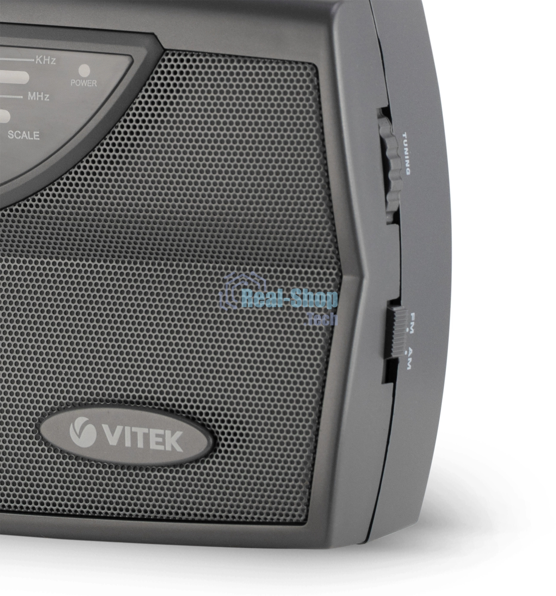 Радиоприемник Vitek VT-3591 (GY) LED индикатор Телескопическая антенна Тип батареек	UM-1