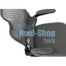 Кресло руководителя Бюрократ Sigma 1 серый, сетка/ткань, крестов. пластик