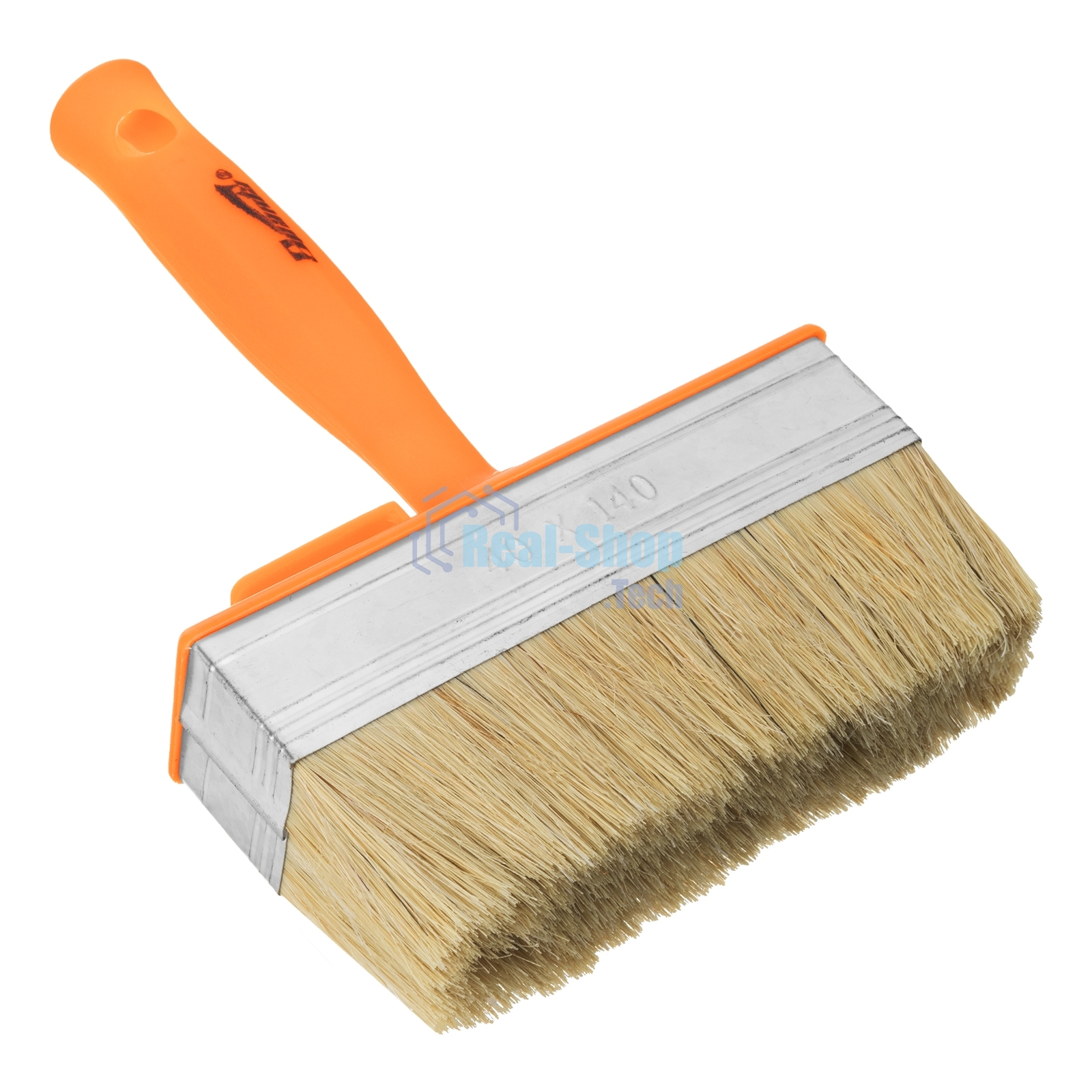 Кисть-ракля Sparta 40х140 мм, натуральная щетина, пластмассовый корпус, пластмассовая ручка