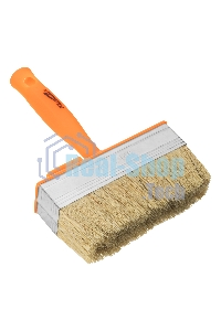 Кисть-ракля Sparta 40х140 мм, натуральная щетина, пластмассовый корпус, пластмассовая ручка