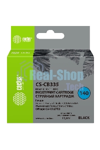 Картридж струйный Cactus CS-CB335 №140 черный (17 мл.) для HP DeskJet D4263/D4363; OfficeJet J5783/J6413