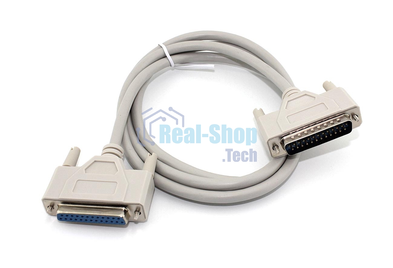 Кабель с разъемами DB25 мама-папа 1,5 м