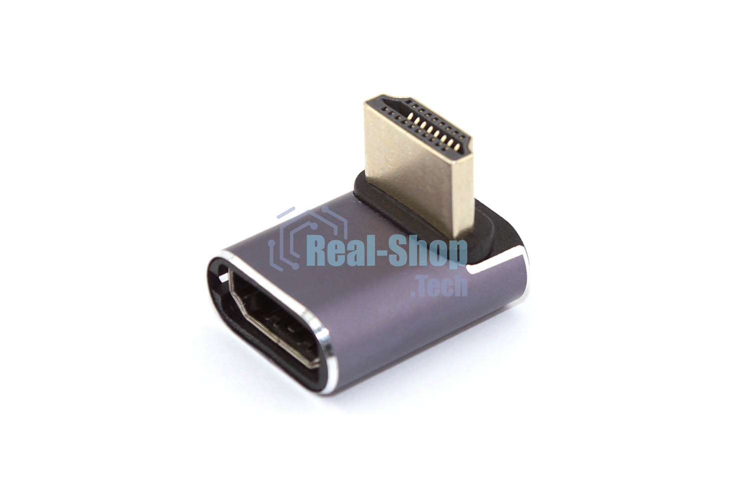 Переходник HDMI угловой папа-мама вверх