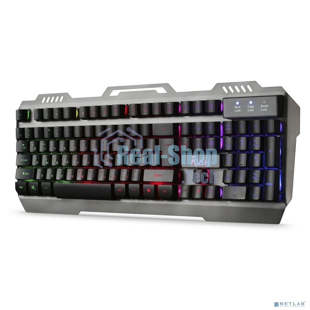 Клавиатура проводная игровая мультимедийная Smartbuy RUSH 354 USB черный SBK-354GU-K