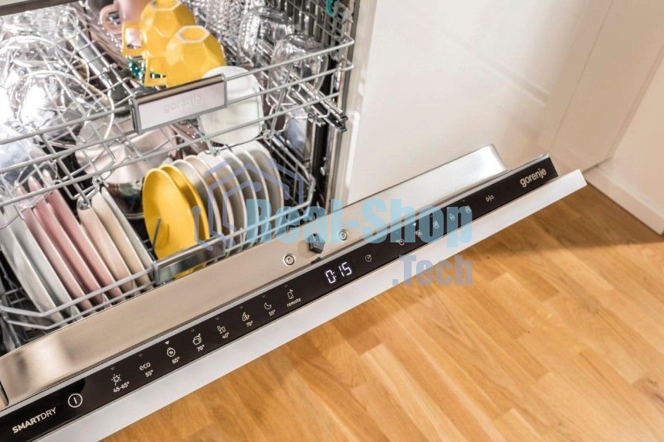 Встраиваемая посудомоечная машина Gorenje GV643D90, черный, 60 см, 16 компл., 45 дБ, класс A+++