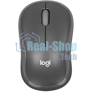 Мышь беспроводная Logitech M186 черный/серый, 1000 dpi, радиоканал, USB, кнопки - 3