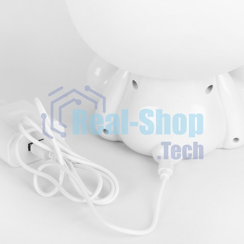Светильник настольный Camelion KD-837 C01 белый LED на струбц., 7Вт,230В,450лм,сенс.рег.ярк и цвет.темп,USB-5В,1А