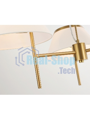 Люстра Ambrella light LH72471/3 BS/WH латунь/белый Е14/3 max 40W D800*290-1080