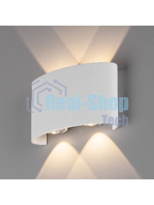 1555 TECHNO LED / Светильник садово-парковый со светодиодами TWINKY DOUBLE белый
