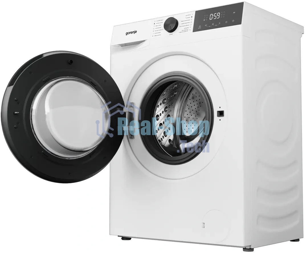 Стиральная машина Gorenje WDG2P854A3C2/C, белая, загрузка фронтальная 8 кг, 1400 об/мин, класс A