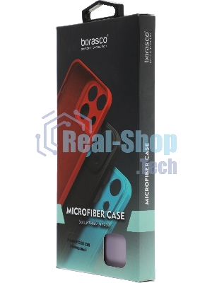 Чехол (клип-кейс) BoraSCO для Xiaomi Poco C65 Microfiber Case лавандовый