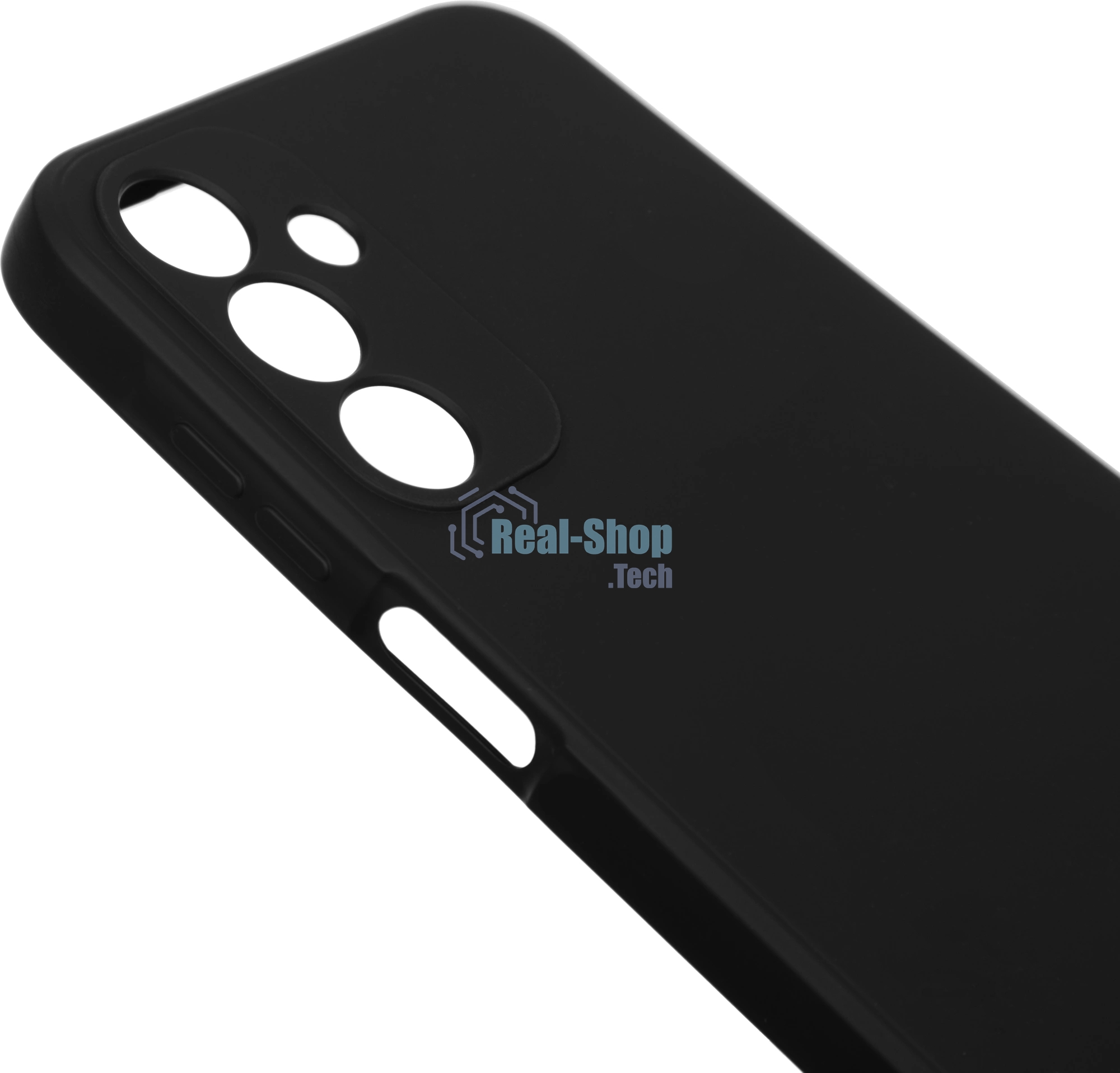 Чехол (клип-кейс) BoraSCO для Samsung Galaxy A15 Microfiber Case черный (72894)
