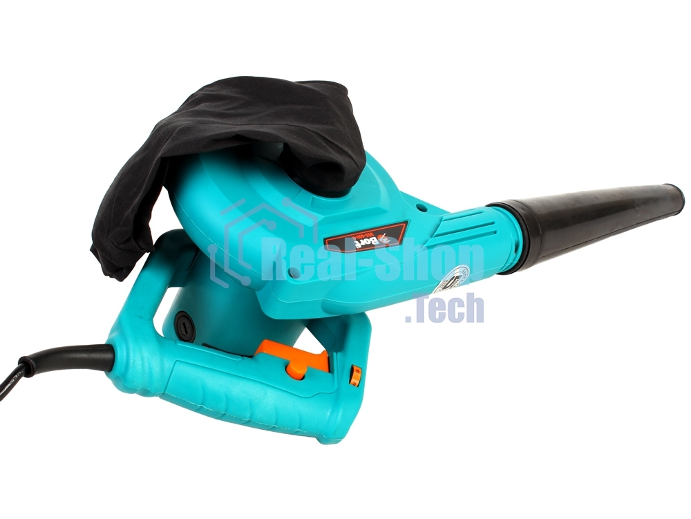 Пылесос электрический Bort BSS-600-R (Воздуходувка) (600 Вт; воздуховка; регулировка скорости; 13000 об/мин; 240 м3/час; пылесборный мешок) 