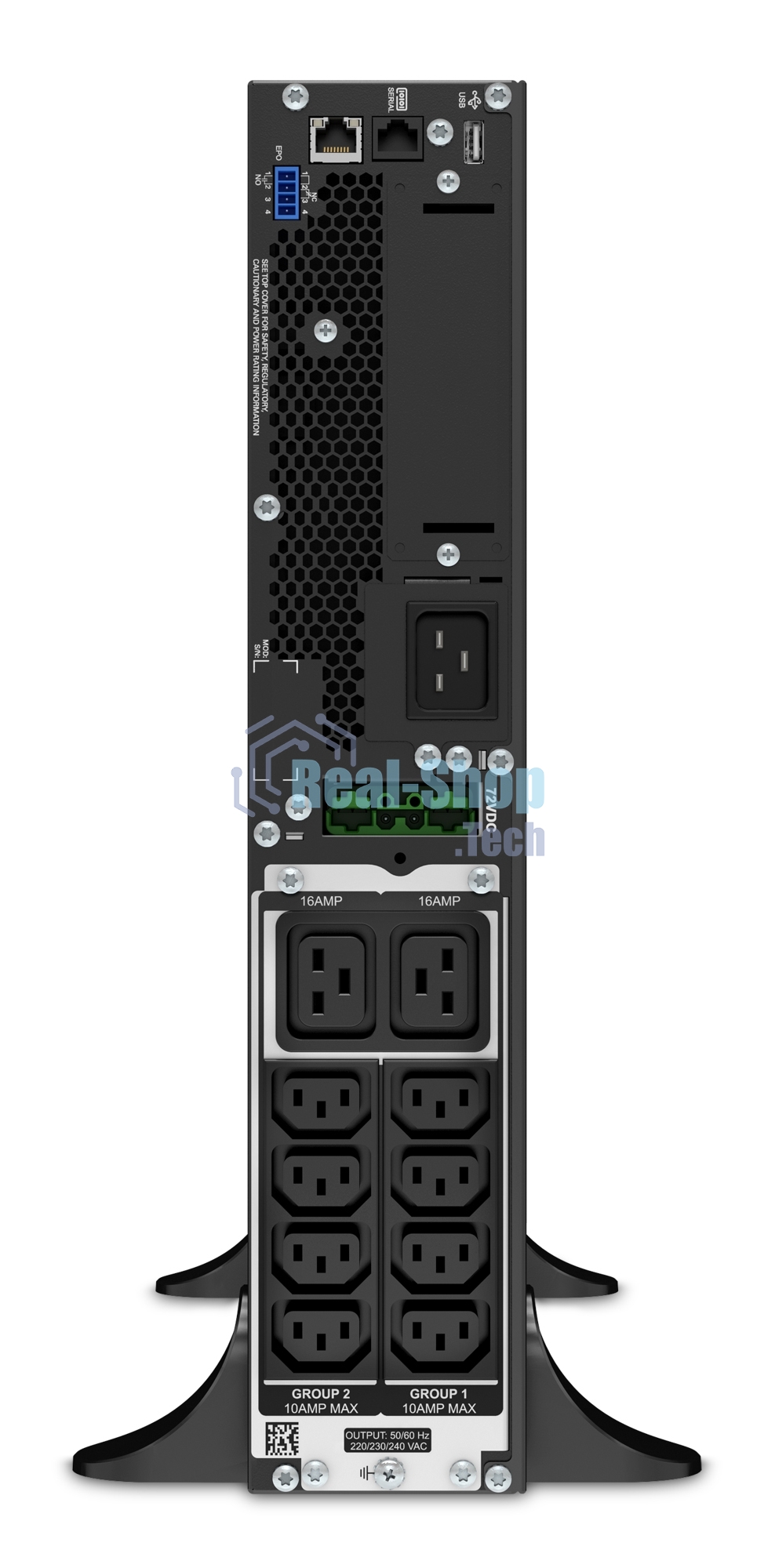 Источник бесперебойного питания APC Smart-UPS SRT SRT2200XLI/2200 ВА/1980 Вт/2 х IEC 320 C19 (компьютерная), 8 х IEC 320 C13 (компьютерная)