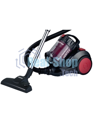 Пылесос Centek CT-2529 красный/черный мультициклон 2000/350Вт, стакан 1,5 л, телескоп металл. трубка
