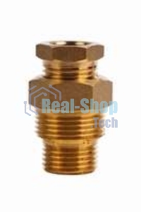 Сальник с двойной резьбой 1/2 и 3/4 для ввода кабеля в трубу PROconnect