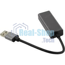 Кабель-переходник USB 3.0 (Am) --> LAN RJ-45 Ethernet 1000 Mbps, Aluminum Shell,Telecom TU312M