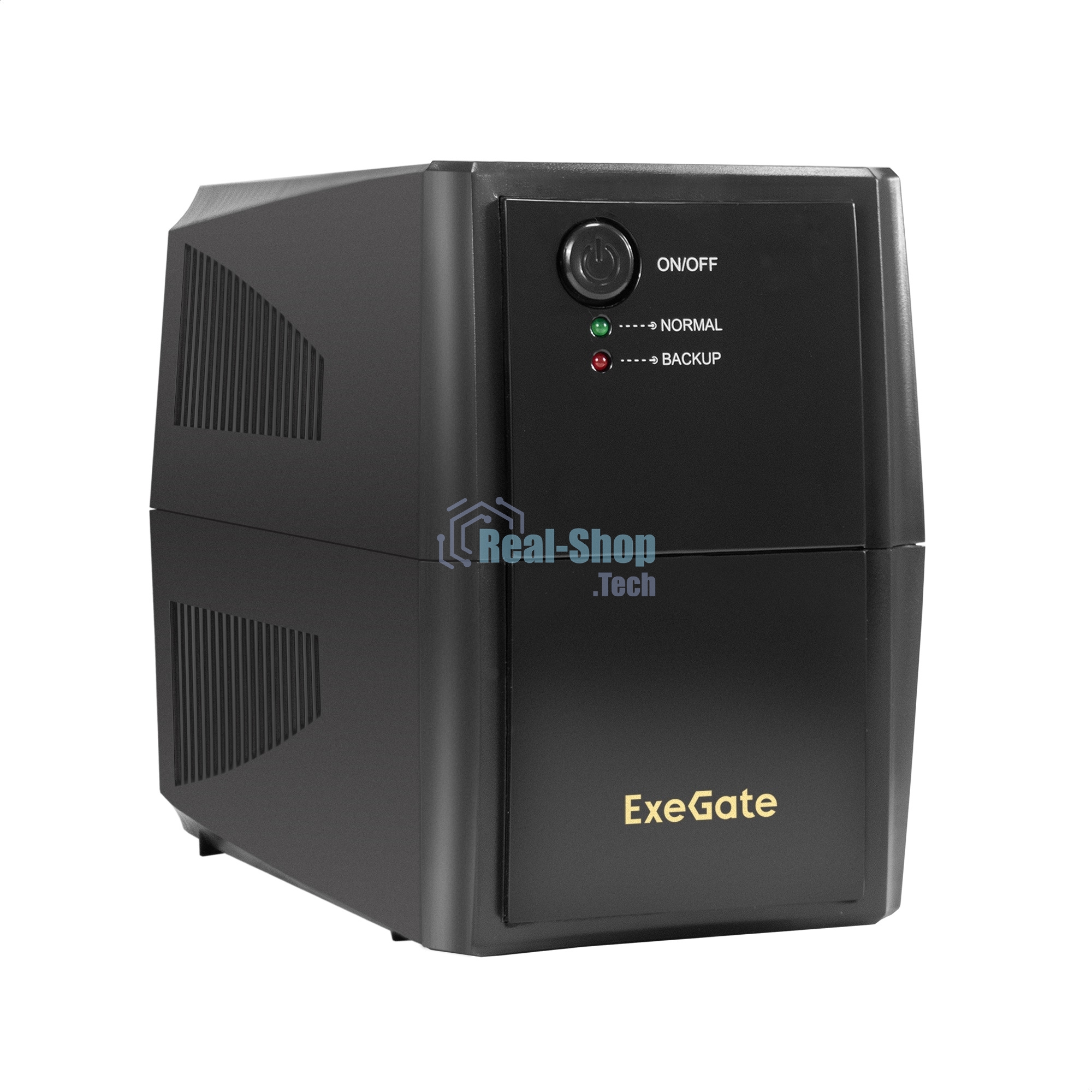 Источник бесперебойного питания ExeGate SpecialPro UNB-500.LED.AVR.2SH 500VA/300W, LED, AVR, 2*Schuko, черный