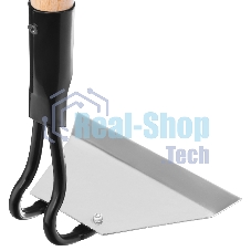 Мотыга Сибртех, нержавеющая сталь, 150х90х1300 мм, деревянный черенок