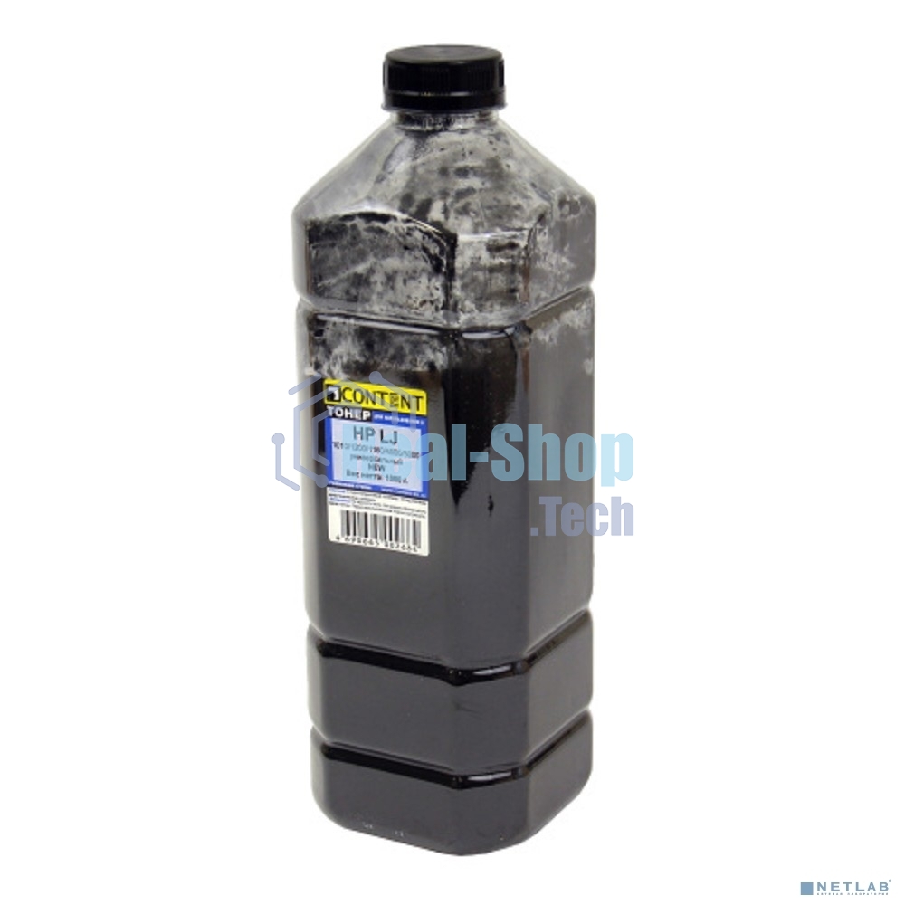 Тонер Content - для HP LJ Универсальный 1010/1200/1160/4000/5000 (Content), 1кг, канистра